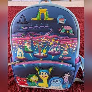 Loungefly Disney Inside Out Control Panel Glow Mini Backpack Imagination world